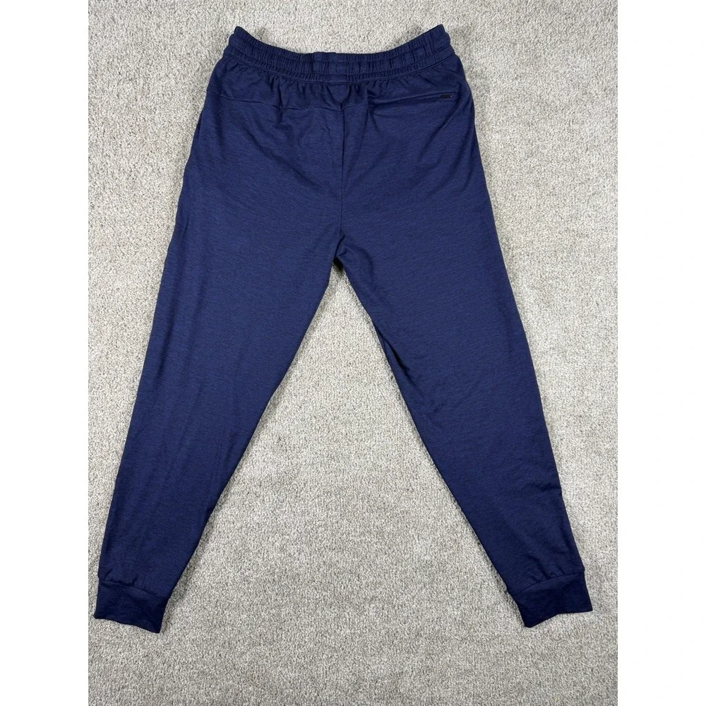 Xersion Men Blue Lifestyle Tapered Jogger Sweatpants Size S Stretch Drawstring